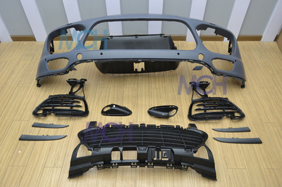 保时捷卡宴TURBO前包围改装指南——杭州天坤汽车用品专业解析